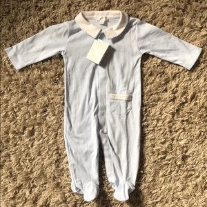 Blue Kissy New Beginnings Footie w/Collar